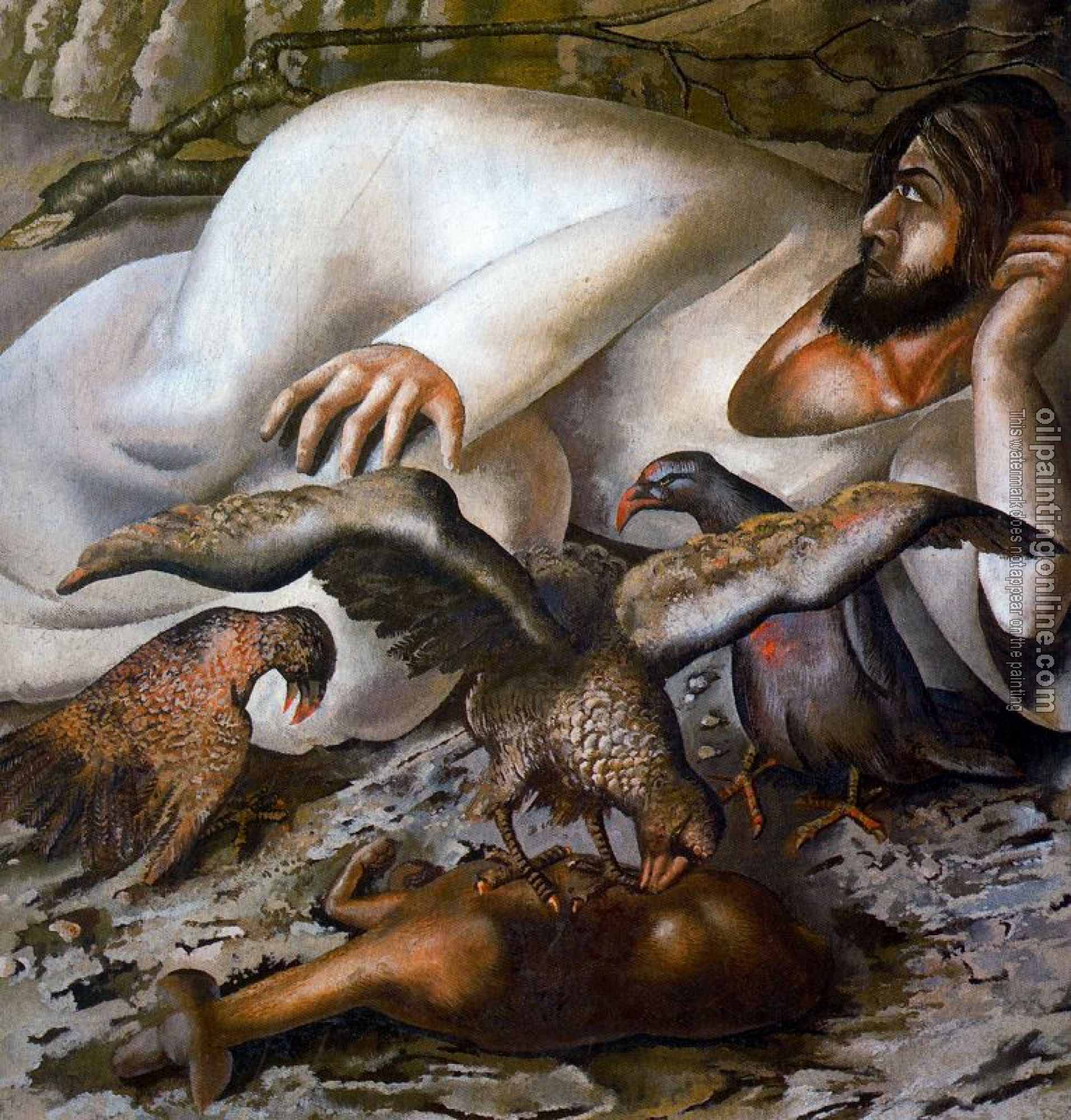 Stanley Spencer - Christ in the Wilderness, The Eagles